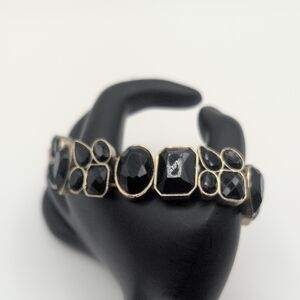 Elegant Black Focused Stretch Bracelet